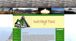 Desktop Screenshot of inca-maya-tours.com