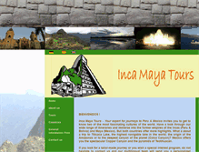 Tablet Screenshot of inca-maya-tours.com